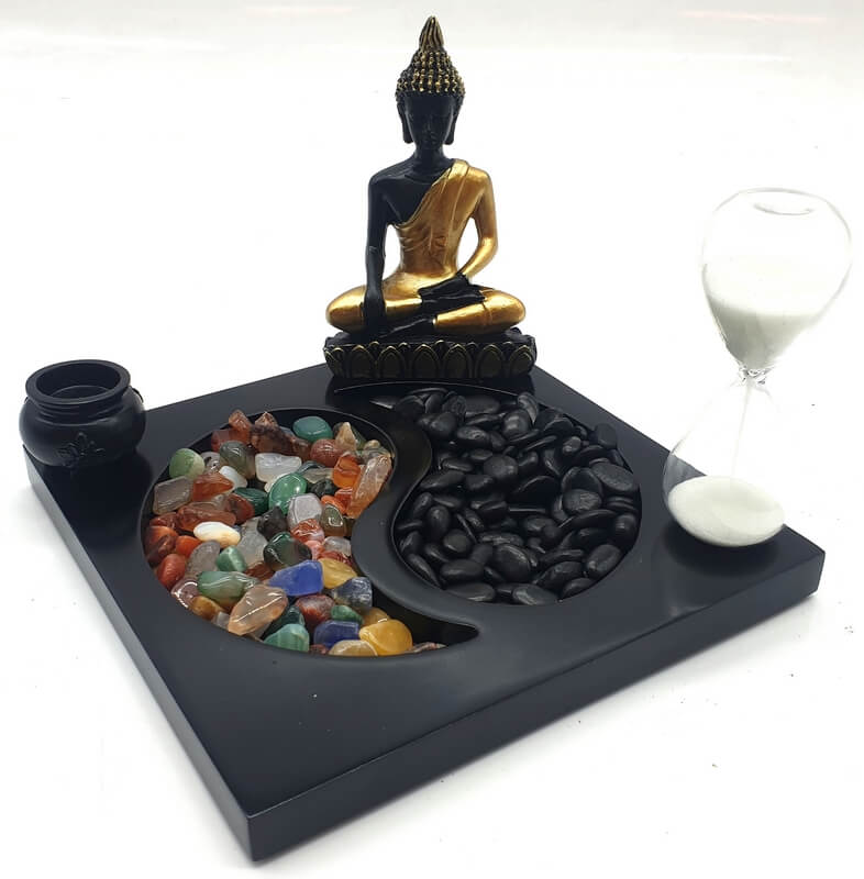 Jardin Zen Yin-Yang Sablier 15cm