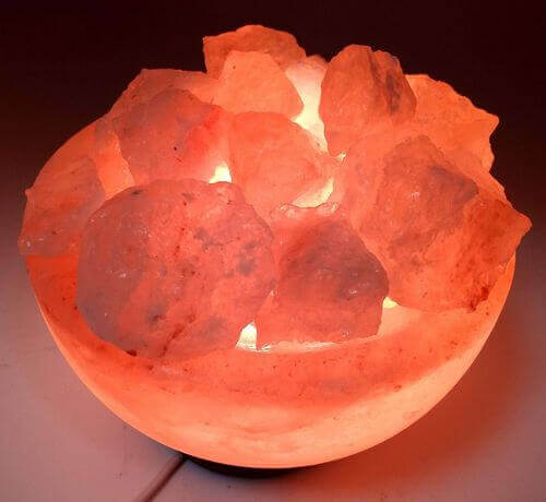 Lampe de Sel Himalaya Bol & Cristaux – Image 2