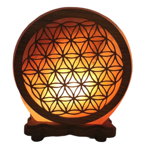 Lampe de Sel Fleur de Vie